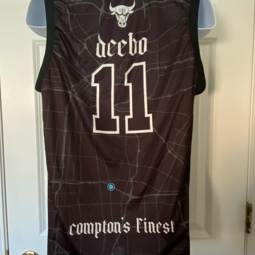 Chicago Bulls AT&T Player Jersey Series in Black and Blue. DeRozan #11